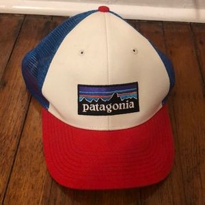 Red, white & blue Patagonia hat